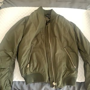 Army green bomber